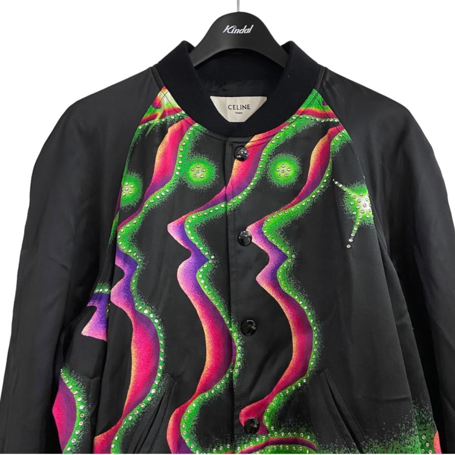 CELINE テディ　ブルゾン　XS 限定品 CELINE（セリーヌ） 【値下げ】CELINE サテンアーティストプリント
