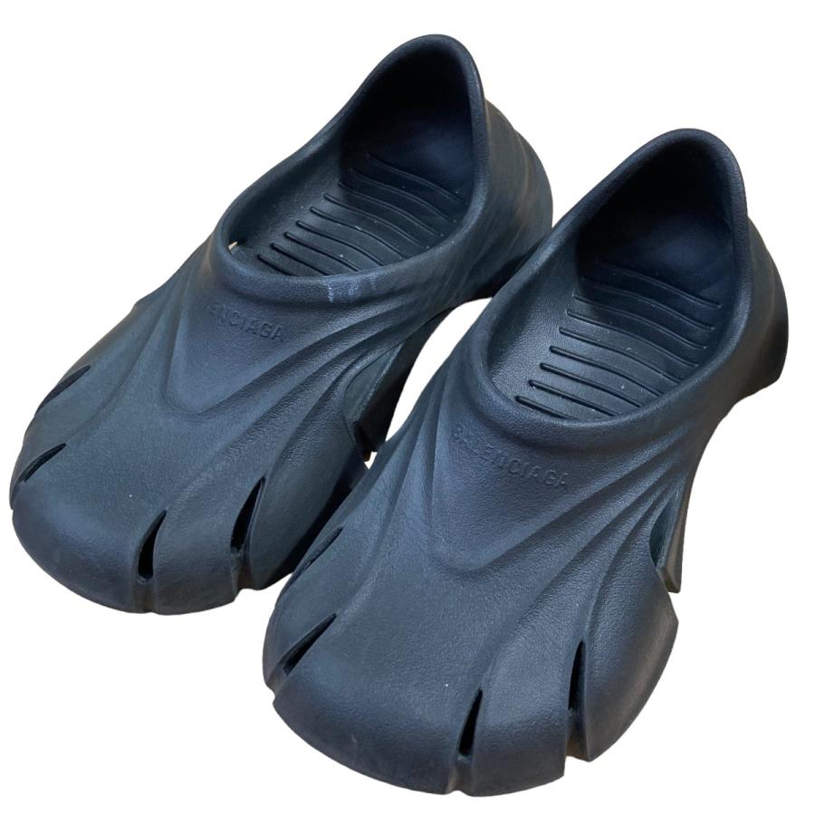バレンシアガ BALENCIAGA MOLD CLOSED ラバーサンダル 692595 ブラック 