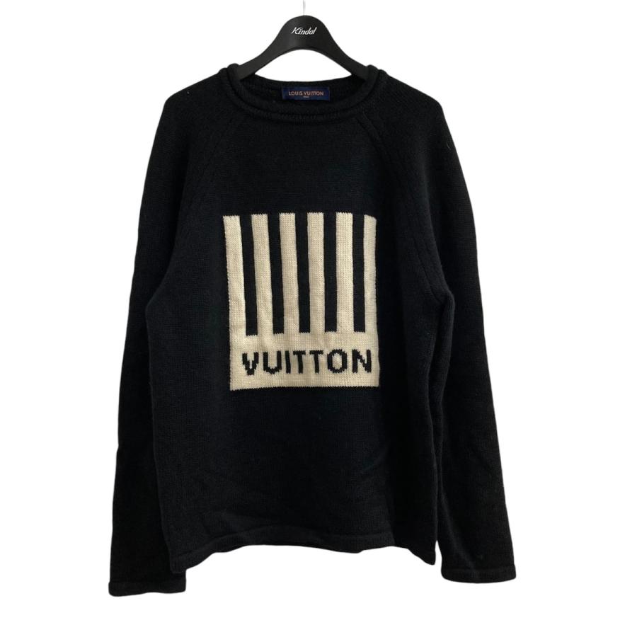 LOUIS VUITTON ルイヴィトン 19AW バーコードニット ブラック サイズ  