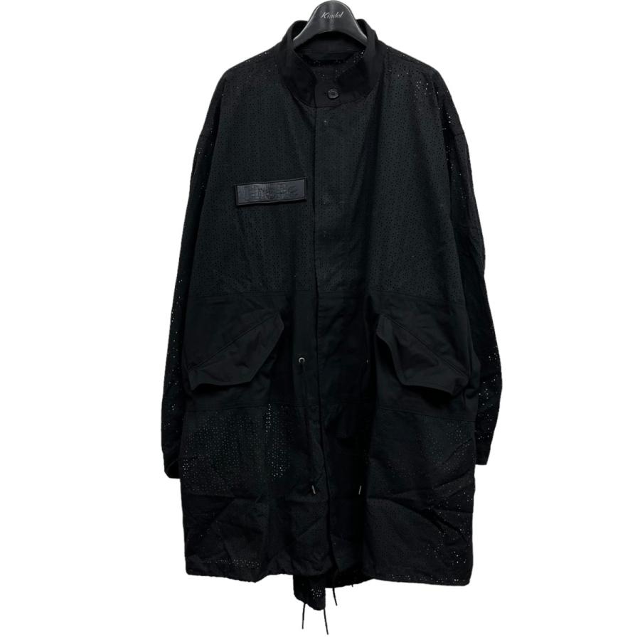 値下げ】71 MICHAEL FLOWER LASER CUT ARMY COAT フラワーレースカット 