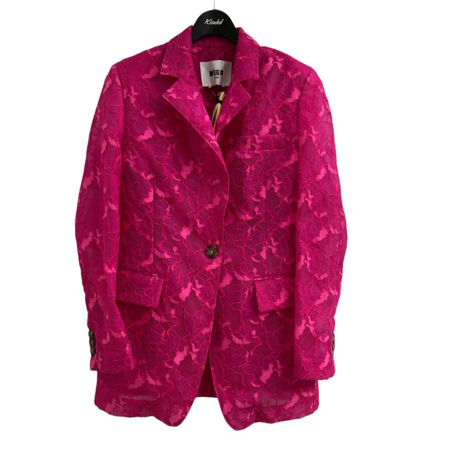 MSGM 【値下げ】MSGM チュールジャケット 2842MDG109 ショッキング 
