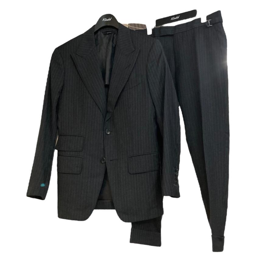 m 　TOMFORD ダークグレー スーツ TOM FORD シングルスーツ | グレー | FARFETCH JP