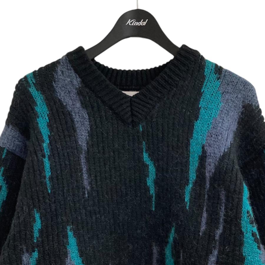 値下げ】ORIMI 「MIDNIGHT SWEATER」 Vネックニット A22502 ブラック 