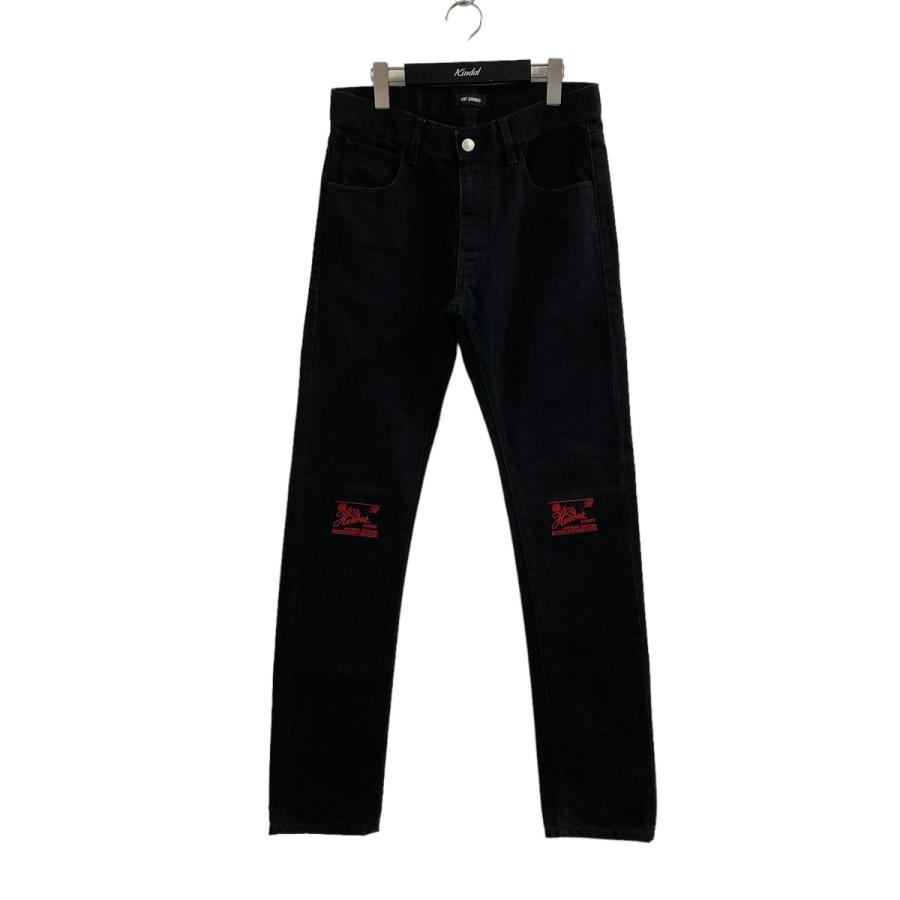 ラフシモンズ RAF SIMONS デニムパンツ 192-314 ブラック サイズ：30 