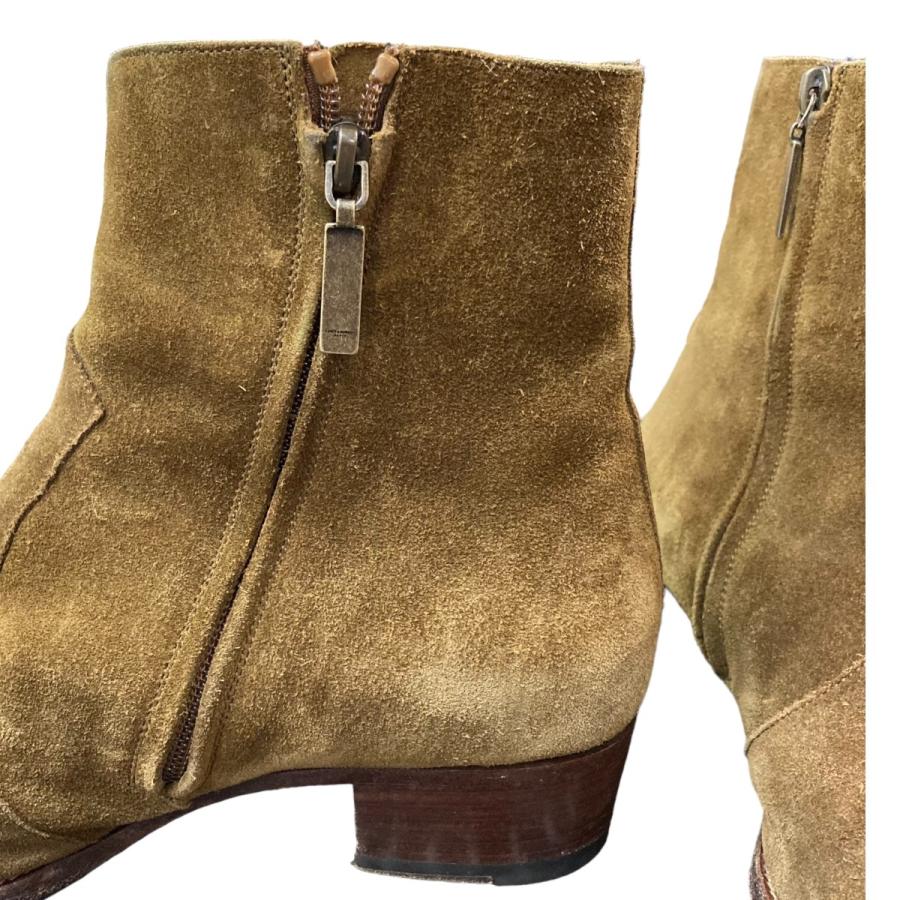 値下げ】Saint Laurent Paris サイドジップスウェードブーツ 値下げ】Saint Laurent Paris サイドジップスウェードブーツ