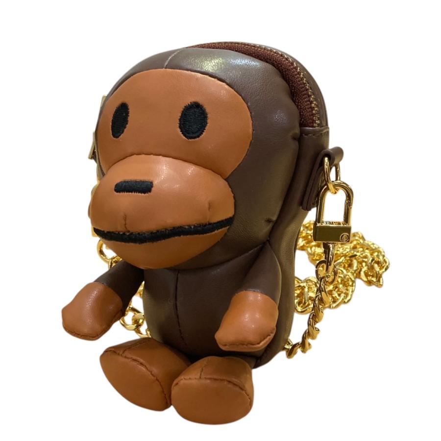 A BATHING APE®マイロバッグ MILO FACE PU LEATHER MINI SHOULDER BAG（ショルダーバッグ