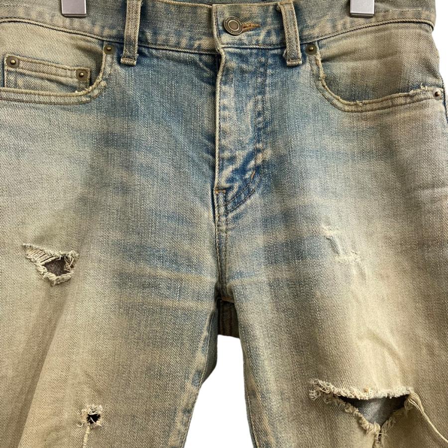 値下げ】Saint Laurent Paris デストロイ加工クラッシュスキニーデニム 