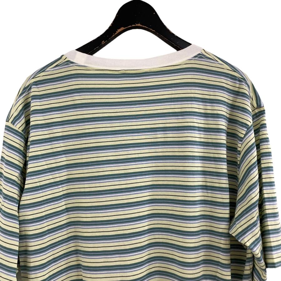 【サイズ3】AURALEE 24SS ボーダロンT 緑 サイズ3】AURALEE 24SS ボーダロンT 緑 AURALEE オーラリー 24SS