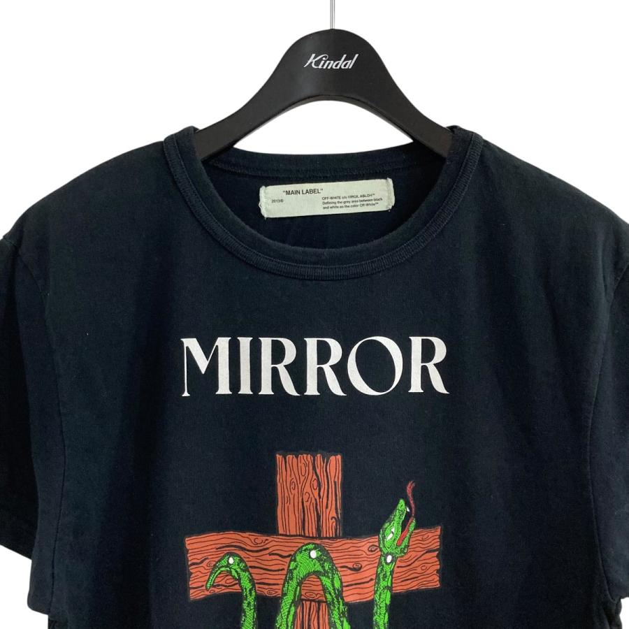 off white（オフホワイト） プリントTシャツ ブラック サイズ：M 