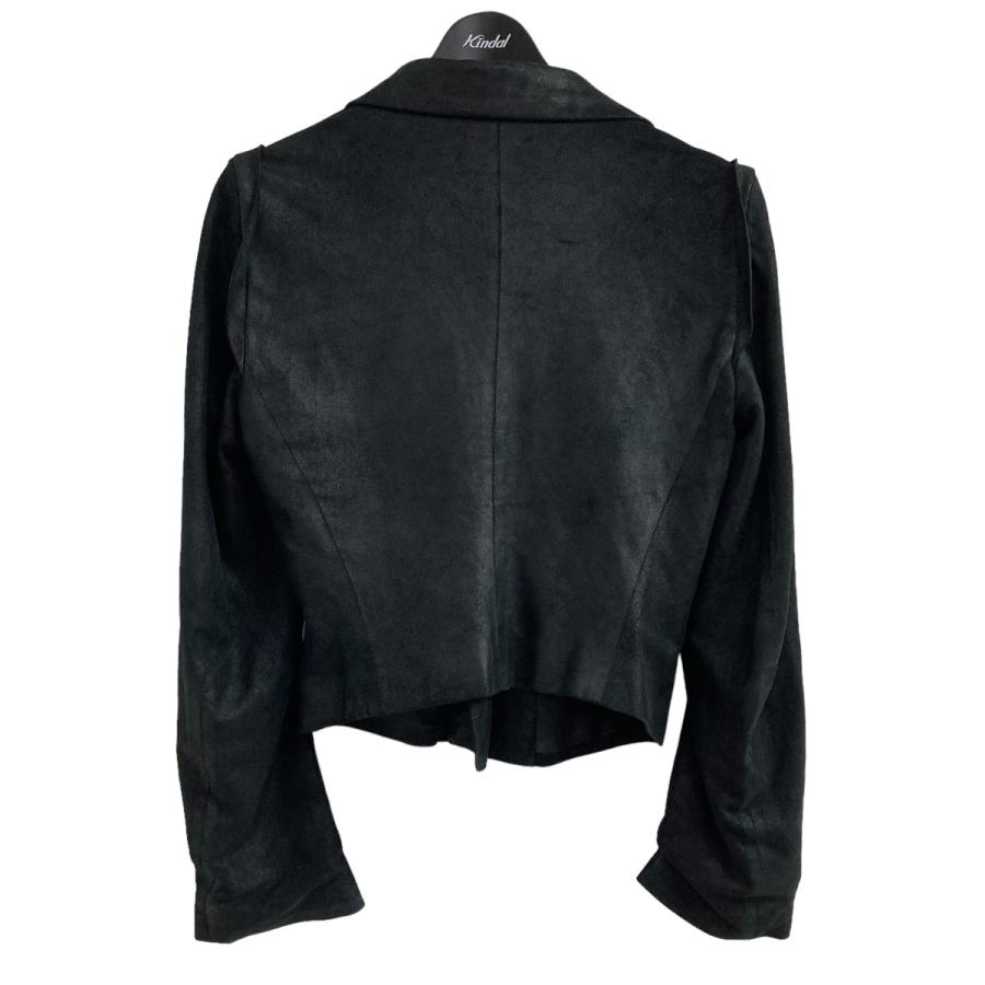 Ann DEMEULEMEESTER 【値下げ】ANN オリゾンティタグ レザージャケット 