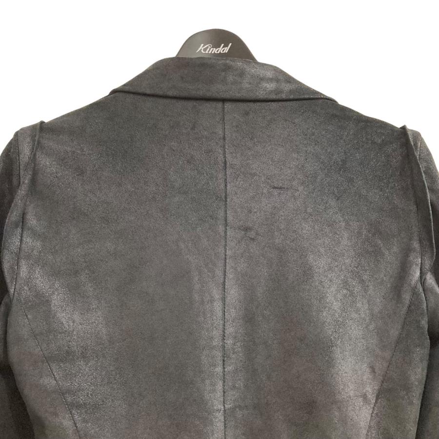 Ann DEMEULEMEESTER 【値下げ】ANN オリゾンティタグ レザージャケット 