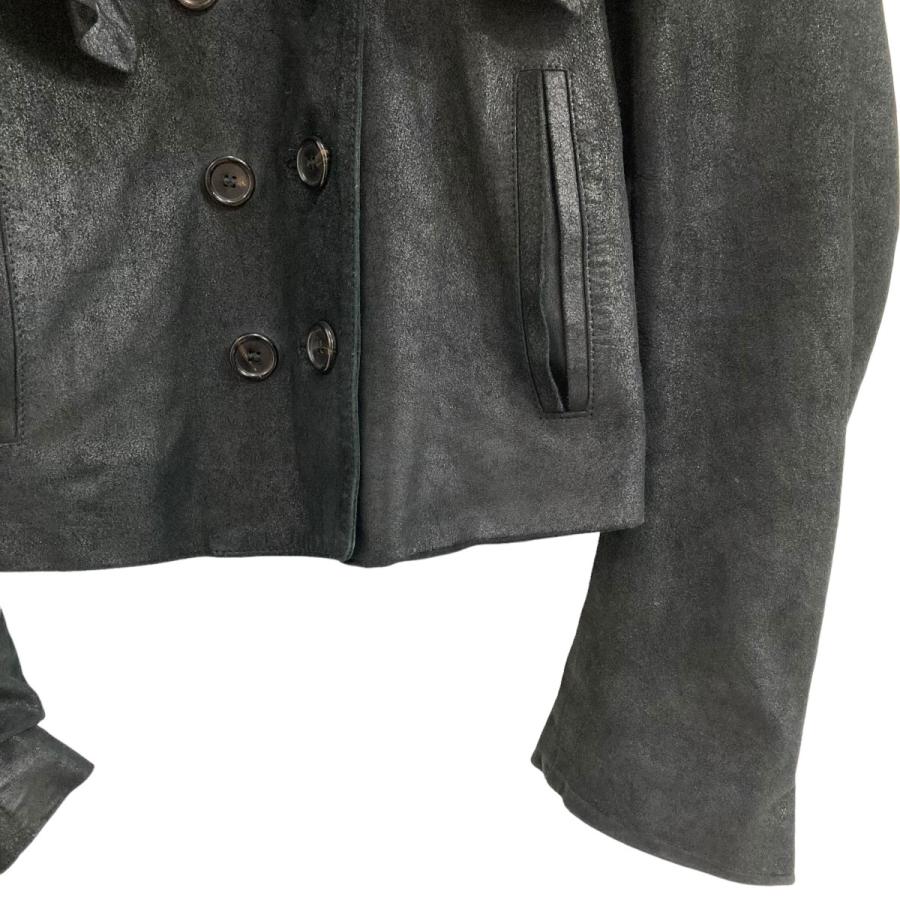 Ann DEMEULEMEESTER 【値下げ】ANN オリゾンティタグ レザージャケット 
