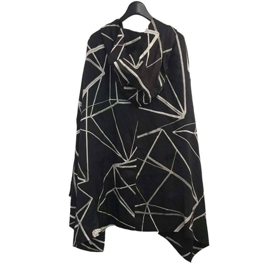 値下げ】RICK OWENS 「Peter Hooded Cropped」 総柄クロップドパーカー  