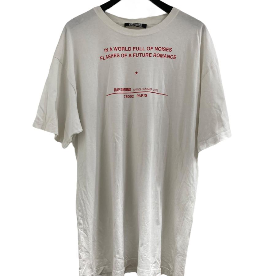 RAF SIMONS 【値下げ】RAF 半袖Tシャツ ホワイト サイズ：L