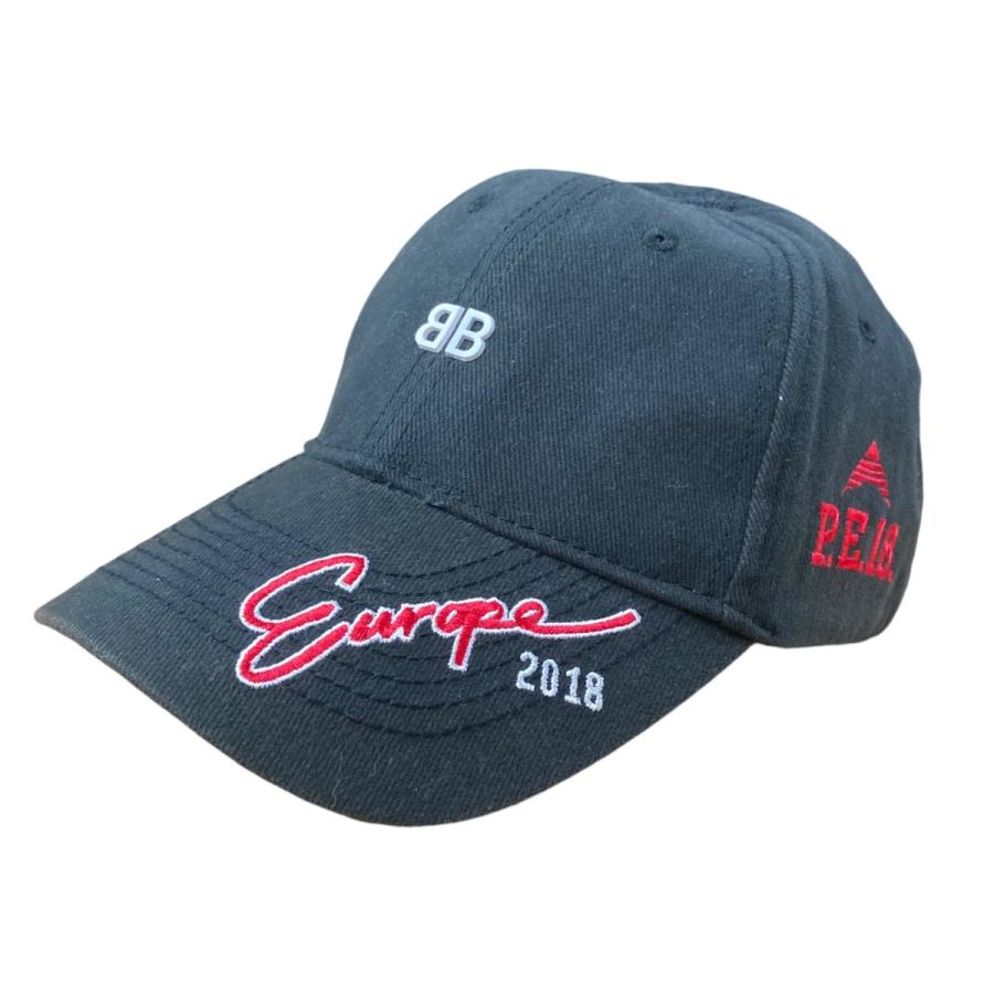 BALENCIAGA キャップ Lサイズ BALENCIAGA 【値下げ】BALENCIAGA ロゴキャップ ブラック サイズ