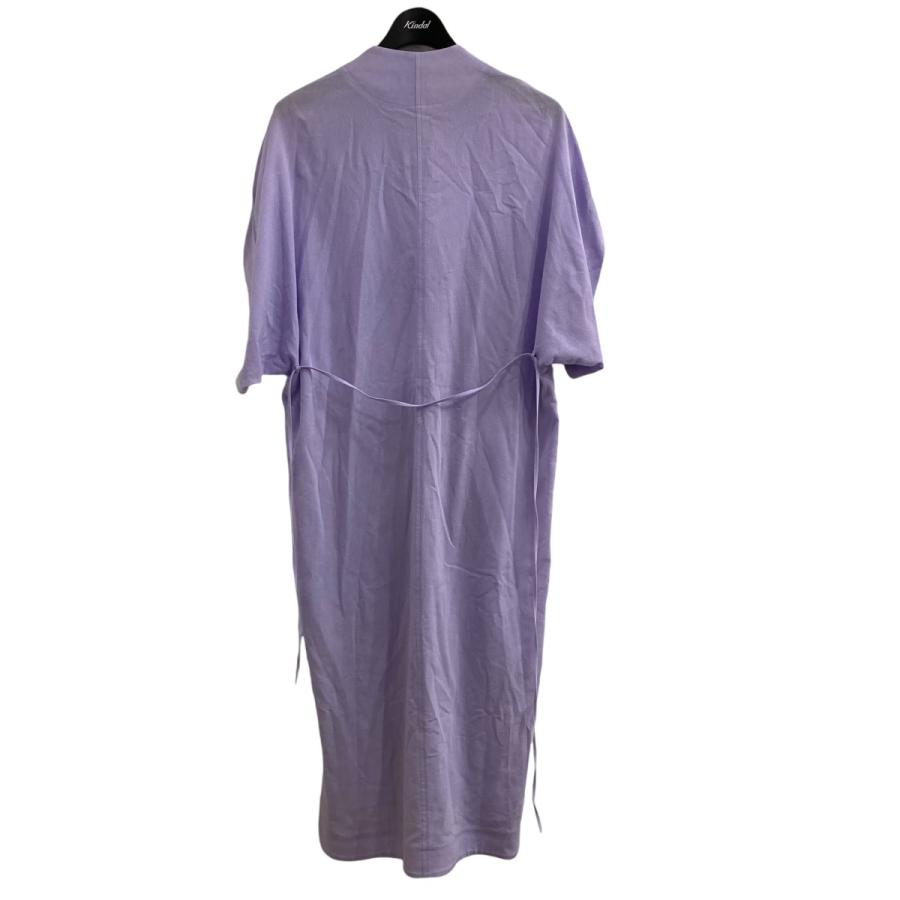 マメクロゴウチ mame kurogouchi Crepe Deep V-Neck Dress vネック 