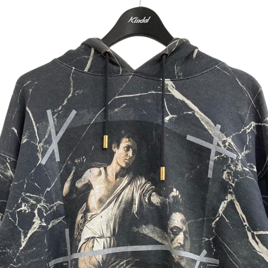 off white オフホワイト OFFWHITE グラフィックパーカー ブラック 