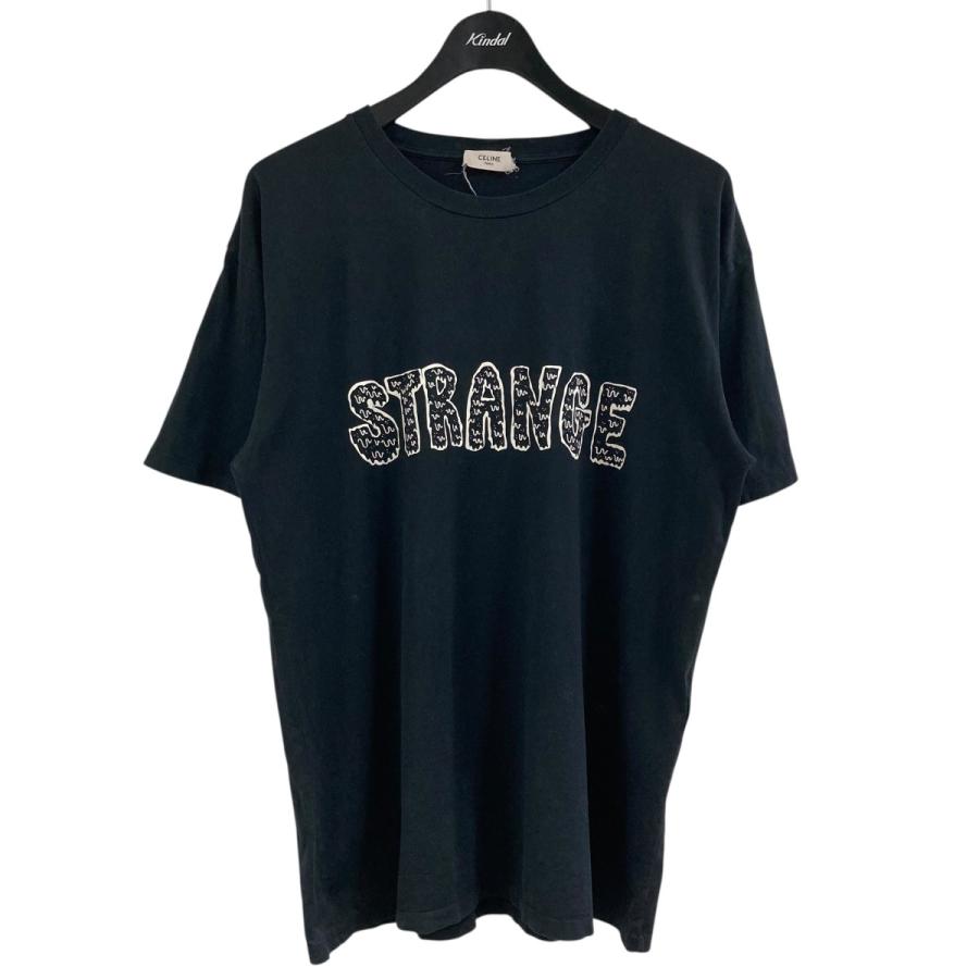 CELINE セリーヌ プリントTシャツ ブラック サイズ：S