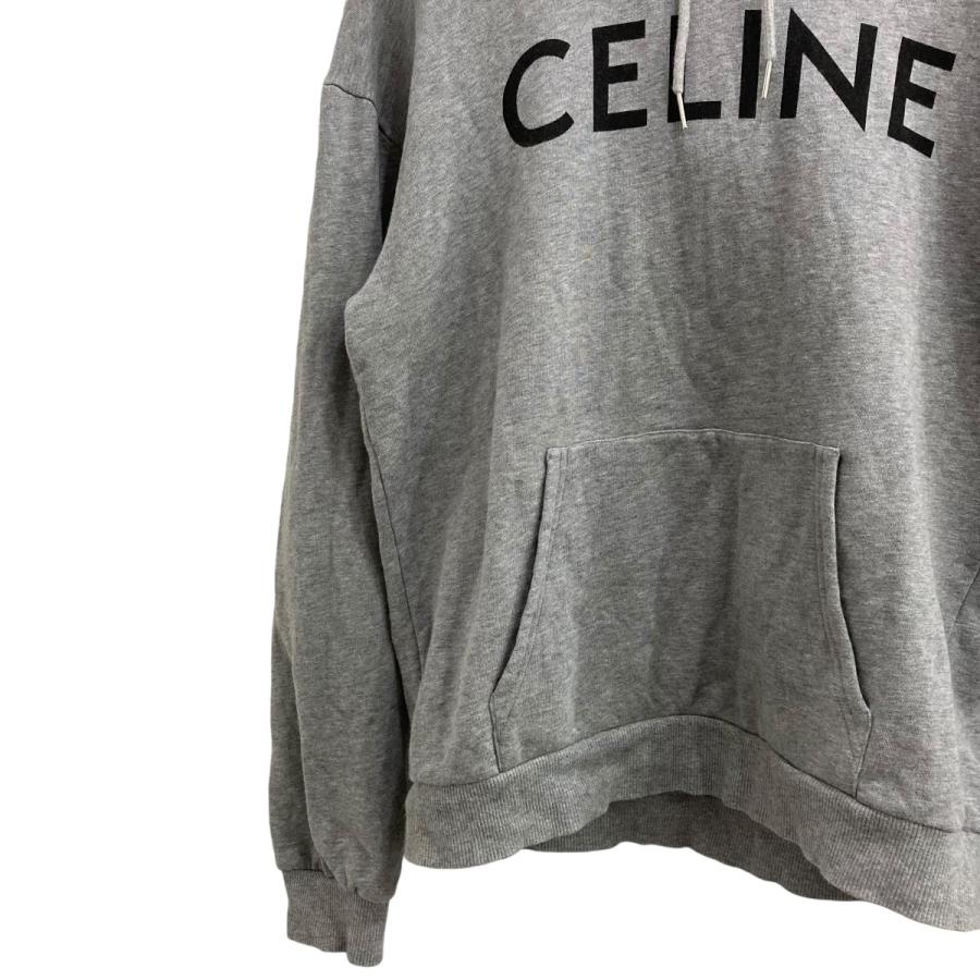 セリーヌ CELINE ロゴプルオーバーパーカー 2Y321052H グレー サイズ  