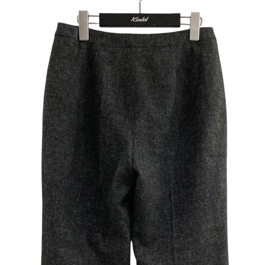 CHANEL ブラック パンツ スラックス 38size CHANEL（シャネル） 【値下げ】CHANEL ウールスラックス グレー サイズ
