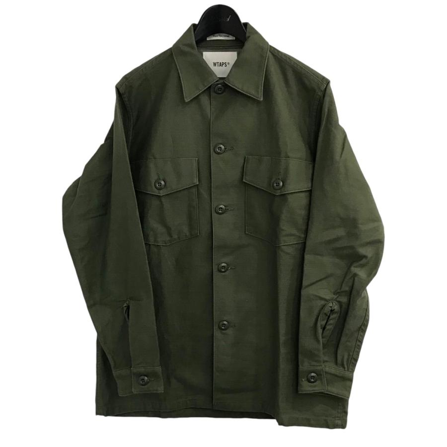 ダブルタップス WTAPS ミリタリーシャツ 182BRDT SHM02 カーキ サイズ  
