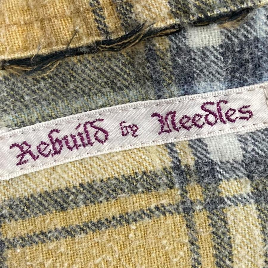 Rebuild by Needles チェック柄長袖シャツ XS Rebuild By Needles（リビルドバイニードルズ）Flannel Shirt