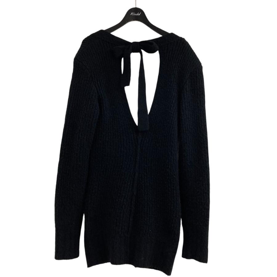 fetico カーディガン 25AW】FETICO フェティコ / Jacquard-knit V-neck cardigan