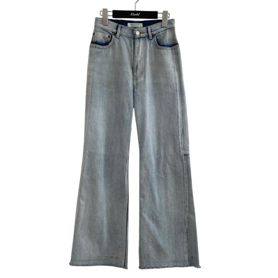 beautiful people 【値下げ】beautiful bp selvedge denim flare pants