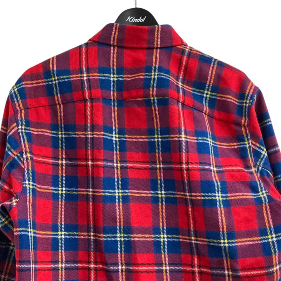 GUCCI レッド・ホワイトチェック モカシン GUCCI(グッチ) スカンクパッチチェックジャケット720960 720960 レッド