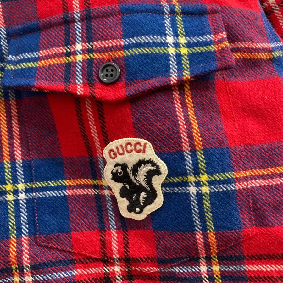 GUCCI（グッチ） 【値下げ】GUCCI スカンクパッチチェックジャケット