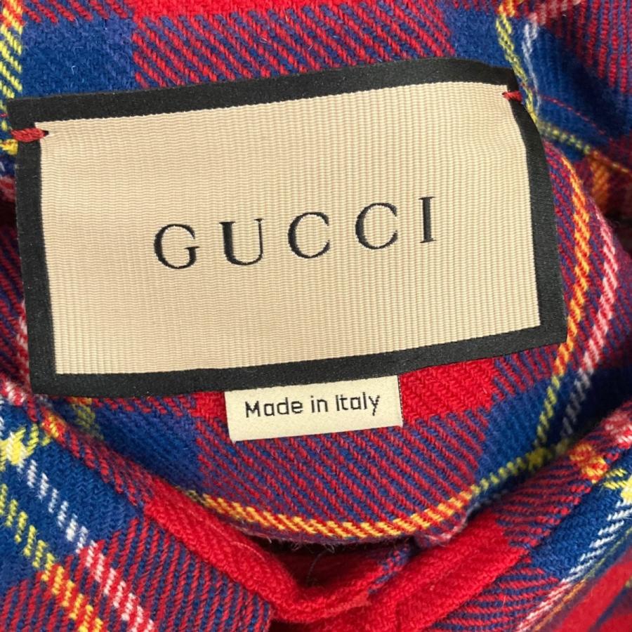 GUCCI（グッチ） 【値下げ】GUCCI スカンクパッチチェックジャケット