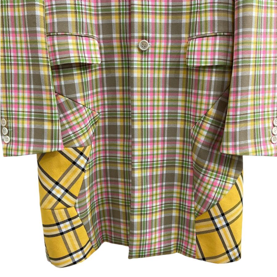 値下げ】COMME des GARCONS HOMME PLUS 23SS チェックロングジャケット 