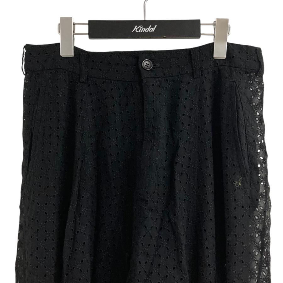 コムデギャルソン　黒レース　サルエルパンツ COMME des GARCONS コムデギャルソンコムデギャルソン レース