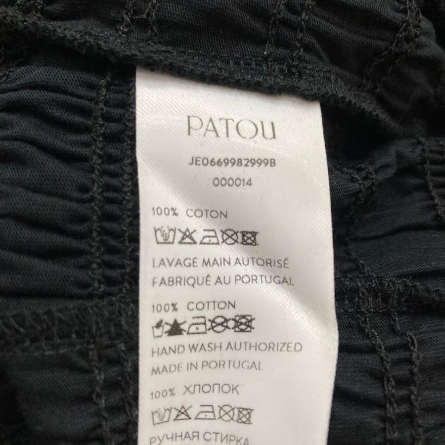 パトゥ Patou オーガニックコットンスモックドレス ブラック サイズ：S