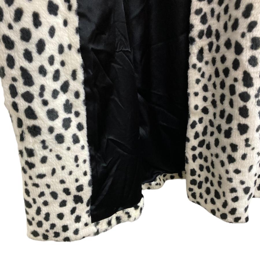 値下げ】ORIMI アニマル柄 ナポレオンコート ホワイト サイズ：2