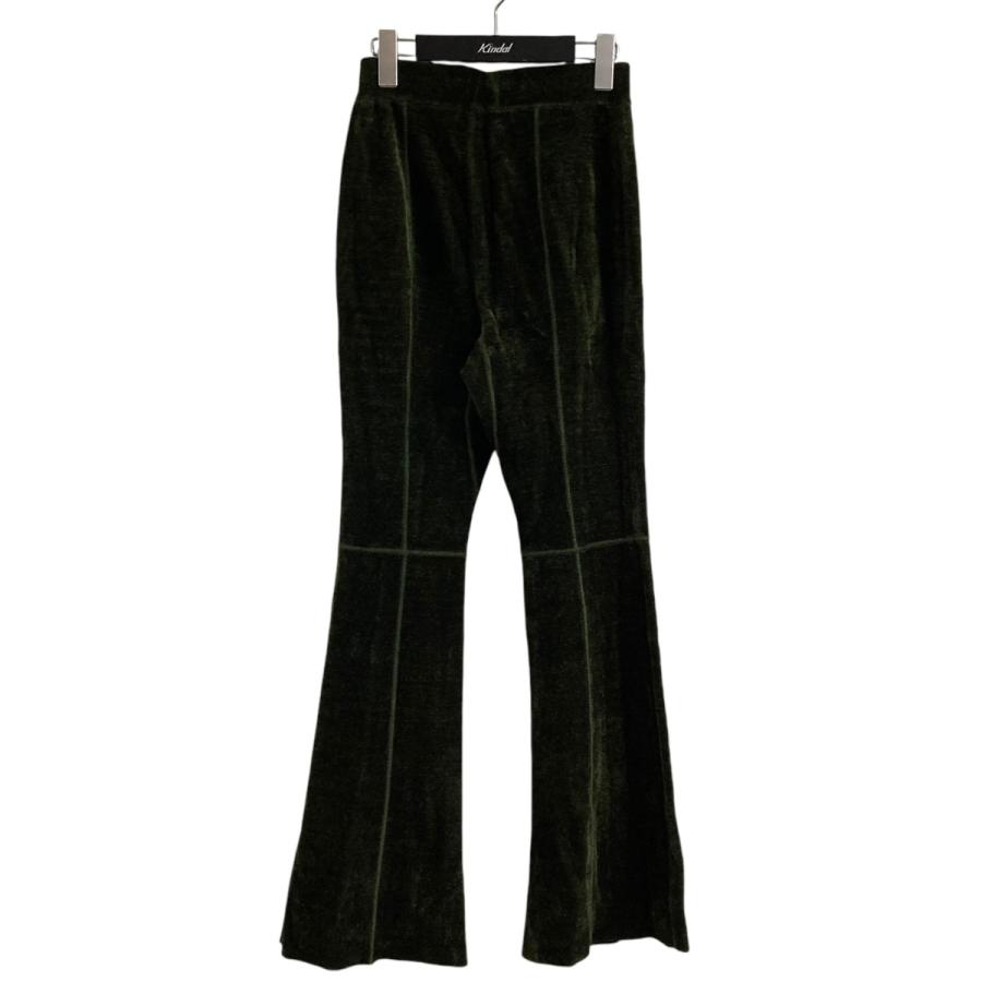 マメクロゴウチ mame kurogouchi velour knit flared trousers ベロア 