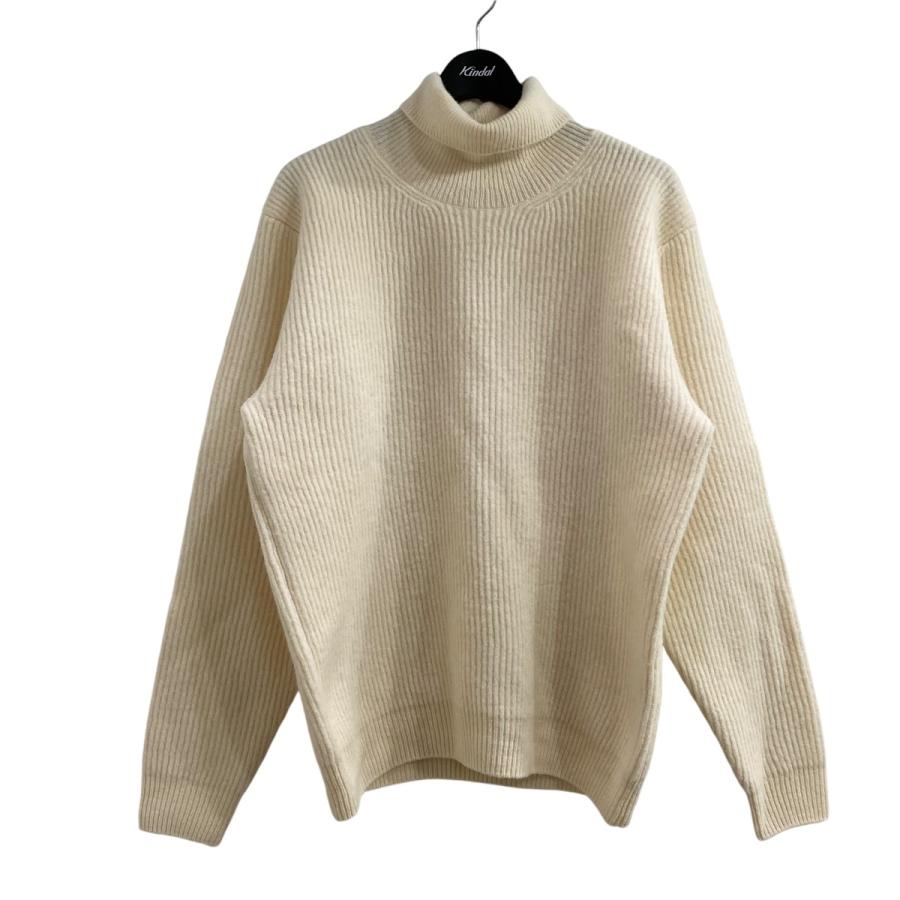 AURALEE 【値下げ】AURALEE 23AW MILLED FRENCH MERINO RIB KNIT 