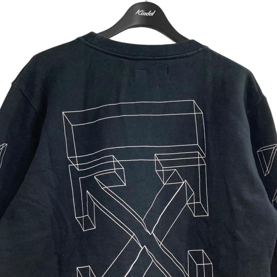 Off-White オフホワイトトレーナー Mブラッククルーネック