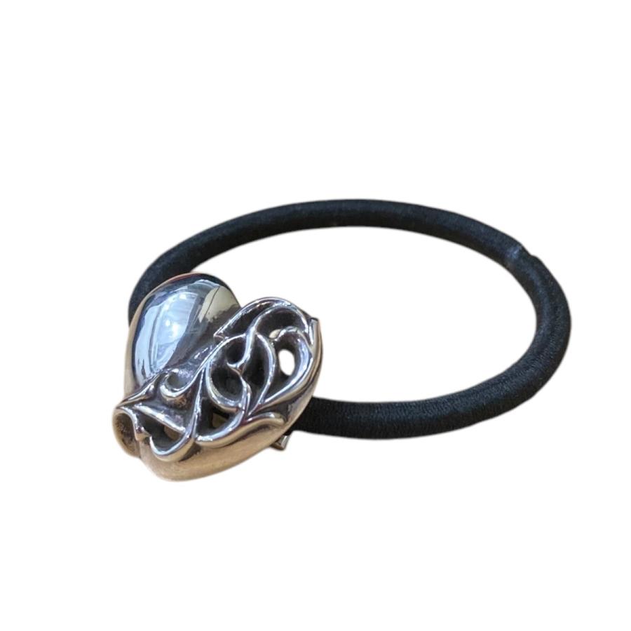 クロムハーツ　ヘアゴム　ハート CHROME HEARTS 新品/正規クロムハーツ/ヘアゴム バンド /ハート