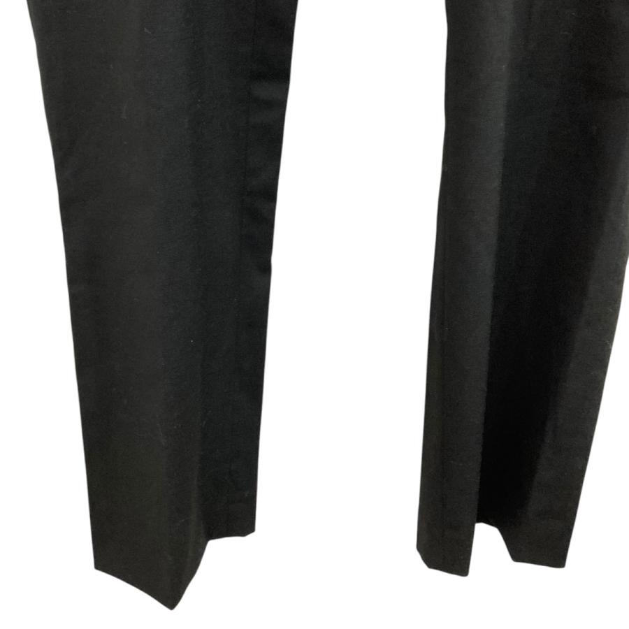 値下げ】CMMN SWDN デザインスラックスパンツ ブラック×ホワイト