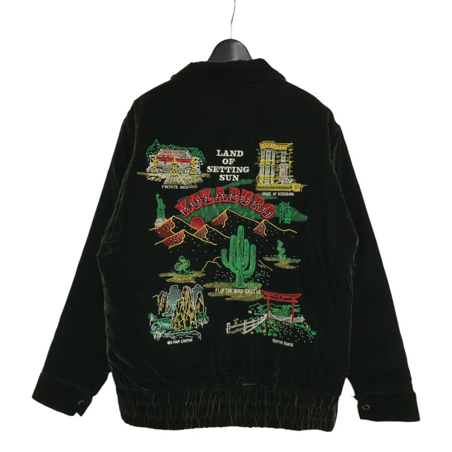 KOZABURO SOUVENIR JACKET 定価20万 コーザブロウ KOZABURO 「SOUVENIR JACKET」 ベロアスーベニア