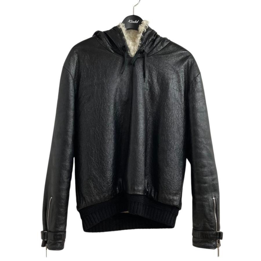 値下げ】Saint Laurent Paris 17AW カーリームートンジップアップ