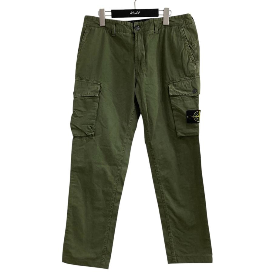 STONE ISLAND 【値下げ】STONE BRUSHED COTTON CANVAS カーゴパンツ 