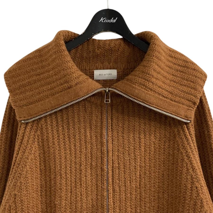 BED J.W. FORD ベッドフォード J．W． ジップアップニットジャケット 