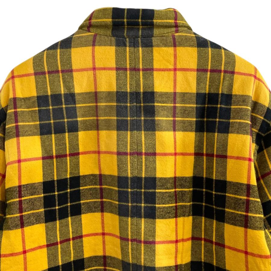 Supreme Quilted Plaid Shirt イエロー S キムタク Supreme Quilted Plaid Shirt イエロー S キムタク Supreme