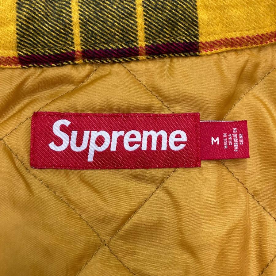 Supreme 【値下げ】Supreme チェックシャツ QUILTED PLAID SHIRT