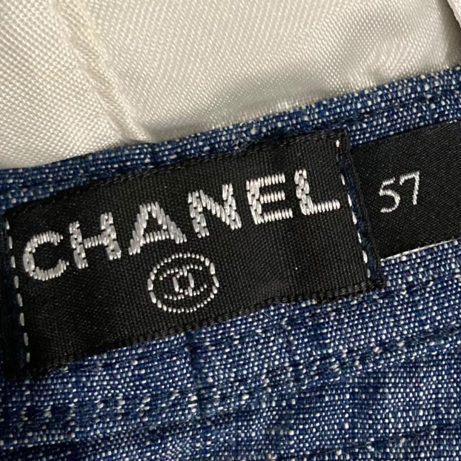 CHANEL（シャネル） 【値下げ】CHANEL デニムハット インディゴ サイズ