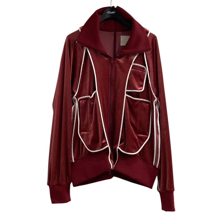 BASE MARK ベースマーク　パイピング　ベロア　ジャージ　23aw 値下げ】BASE MARK 23AW Collection Piping Velor Top ベロア