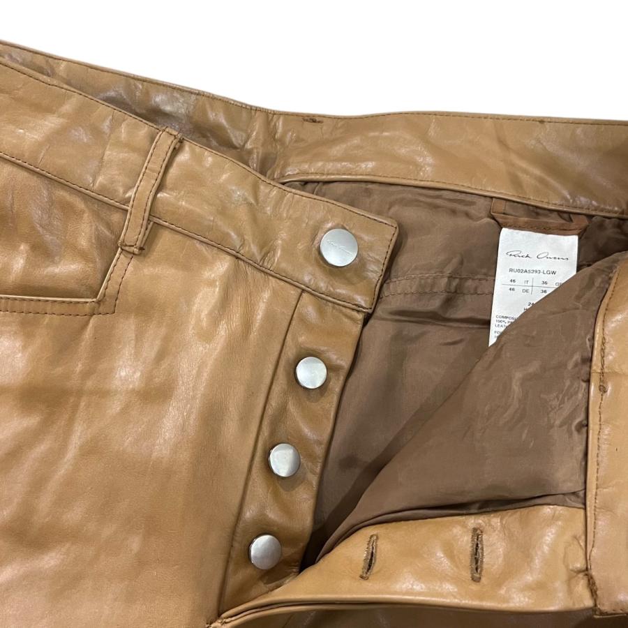 Rick Owens 【値下げ】RICK OWENS タイロンレザースキニーパンツ