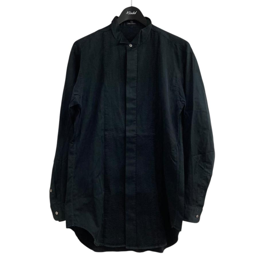 値下げ】I'M ISSEY MIYAKE フロントデザインシャツ C-TK2525 ブラック